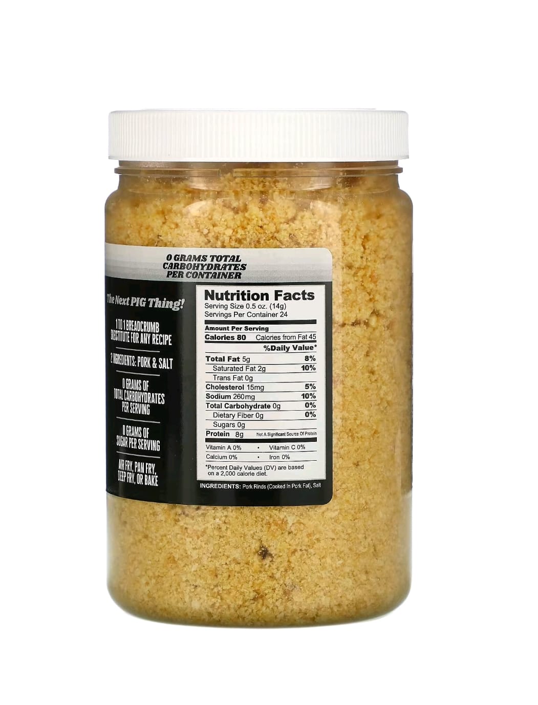 Farinha de Torresmo – Sem Glúten, Zero Carboidratos (340g)