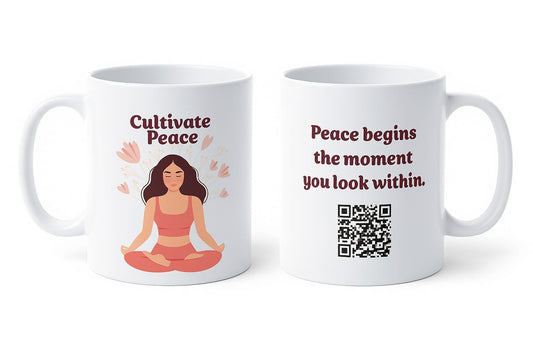 Caneca Meditação Guiada + Carta Ritual – Ritual da Presença