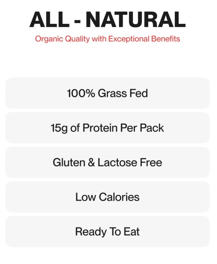 Pack Especial Snack de Proteína Pura (Carne Bio & Grass-Fed) – 4 Unidades