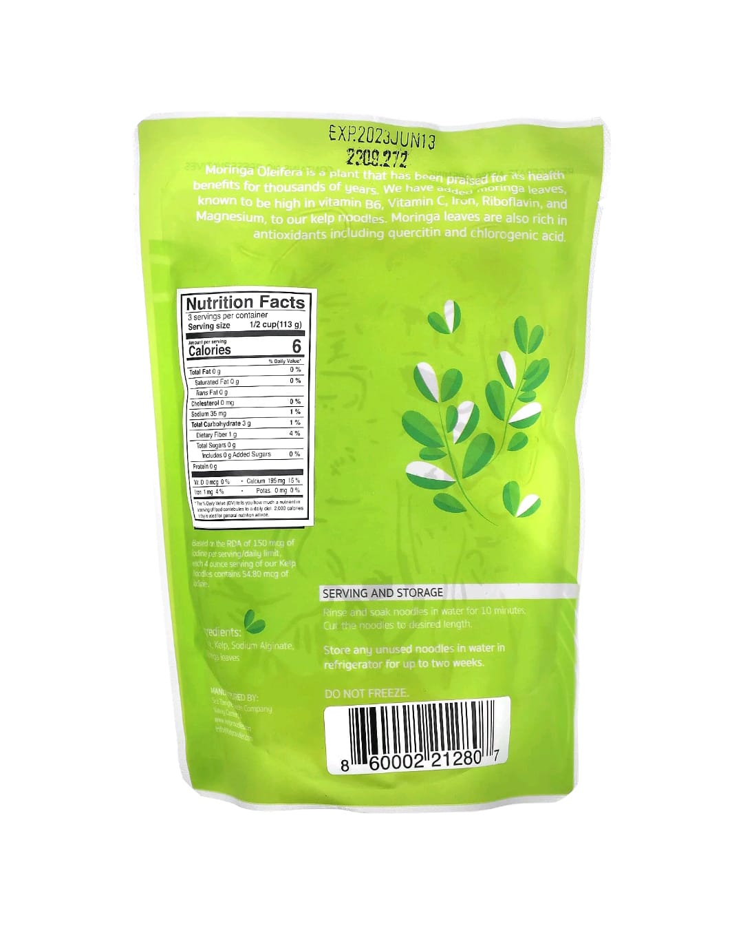 Massa de Algas Marinhas – Low Carb, Fonte Natural de Iodo (340g)