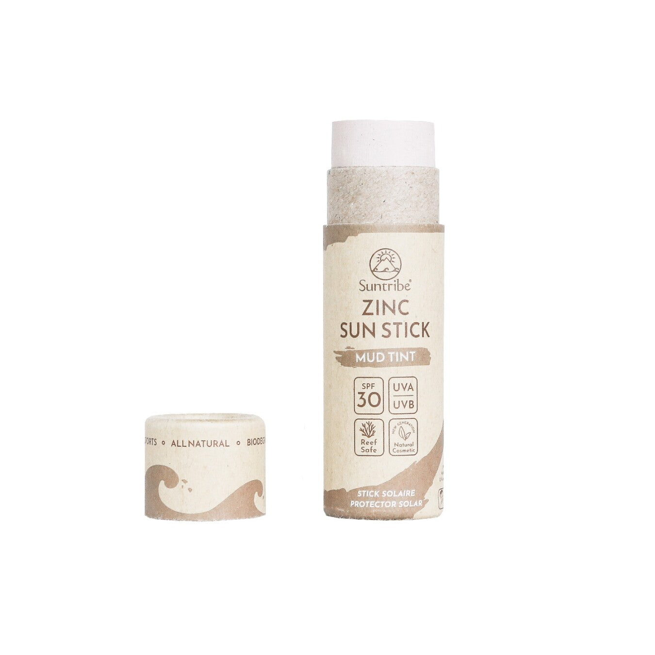 Protetor Solar mineral natural de Zinco FPS 30 stick (30 grs)