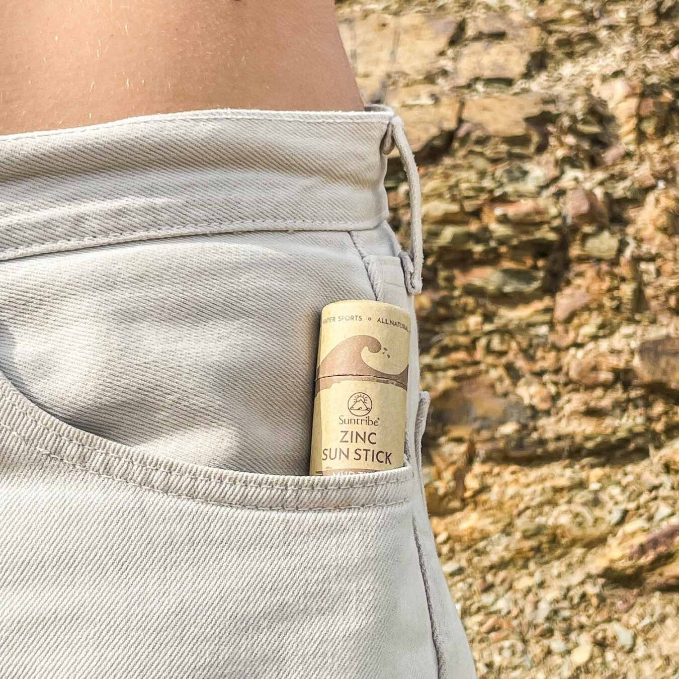 Protetor Solar mineral natural de Zinco FPS 30 stick (30 grs)