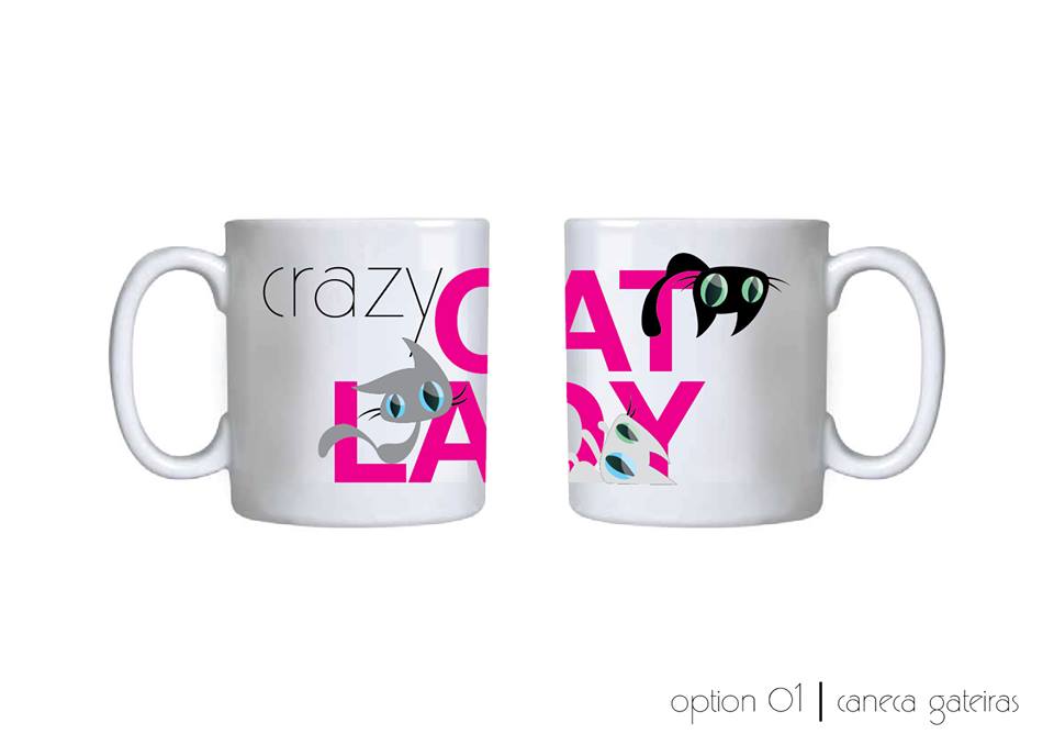 Caneca Crazy Cat