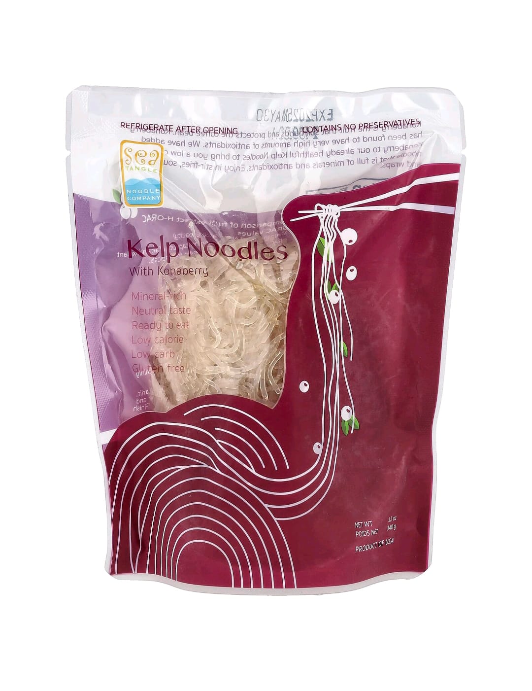 Massa de Algas Marinhas – Low Carb, Fonte Natural de Iodo (340g)