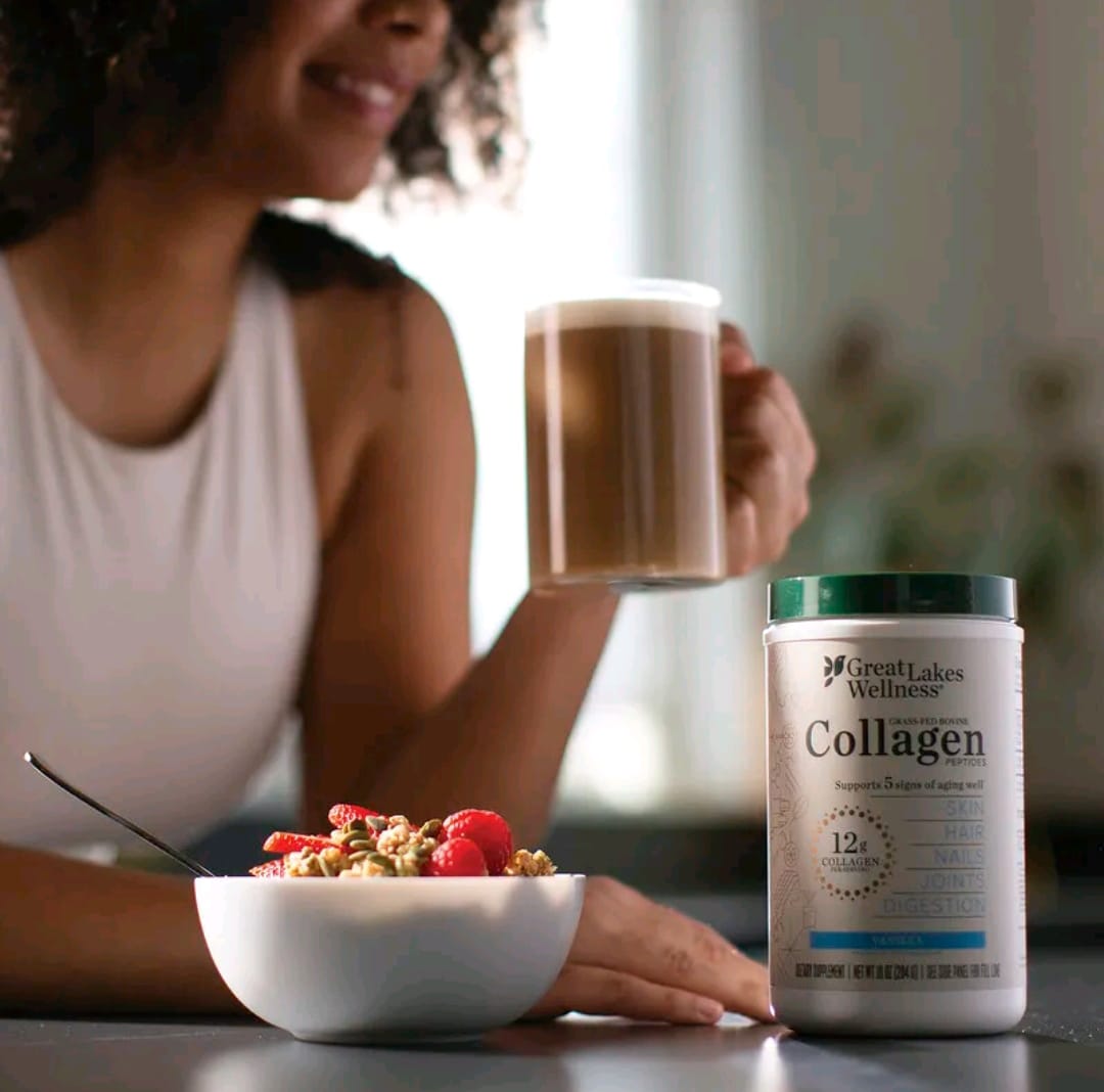 Great Lakes Wellness – Peptídeos de Colágeno Hidrolisado (Sabor Baunilha ou Chocolate) 284g