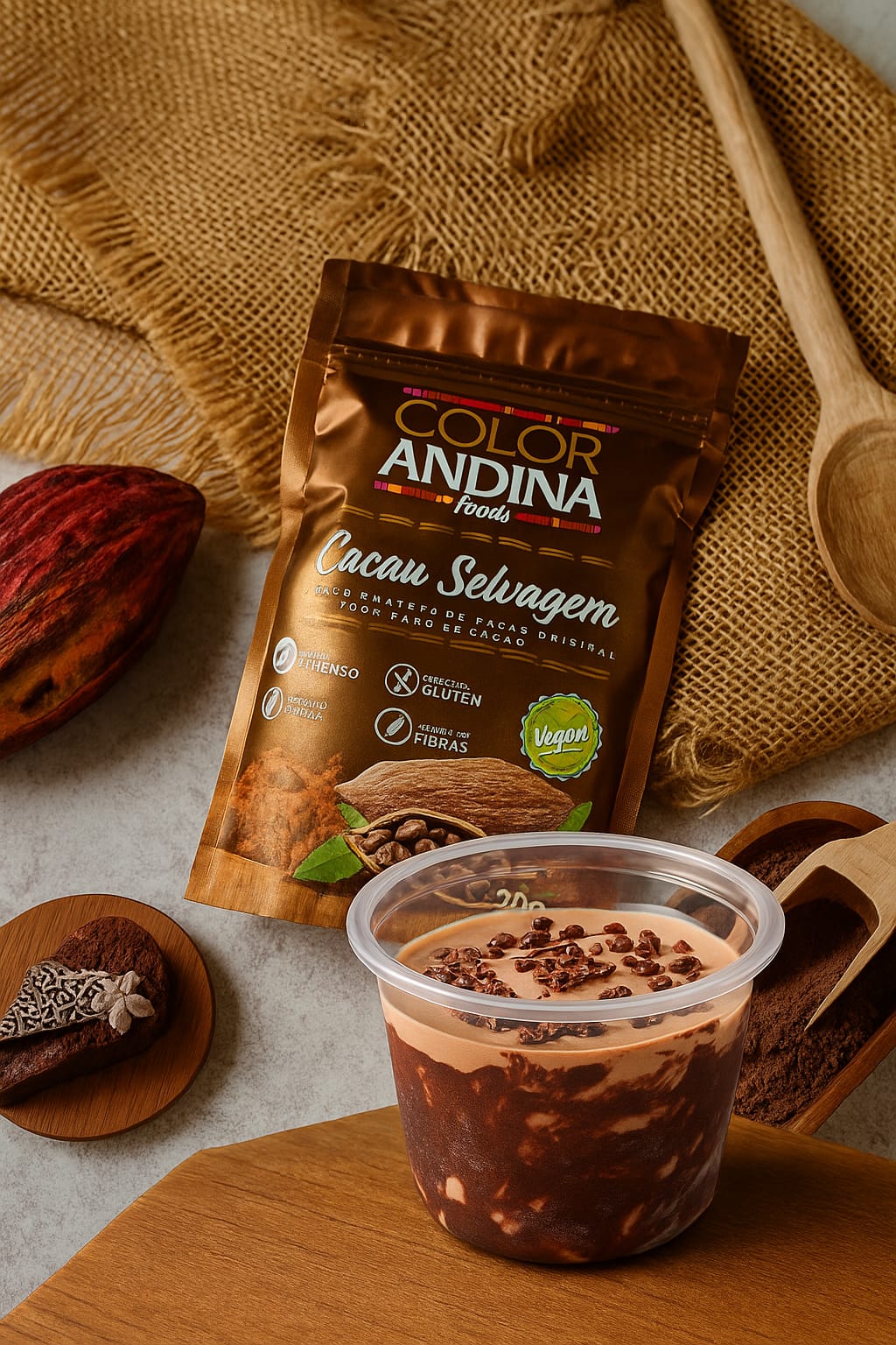 Cacau Selvagem 200g | 100% puro | COLOR ANDINA FOODS