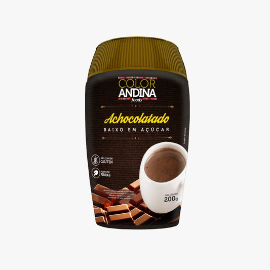 ACHOCOLATADO DIET BAIXO EM AÇÚCAR 200g | Vegano | Cacau 100% puro