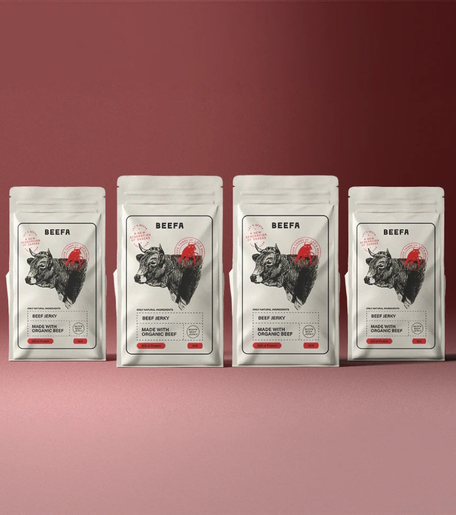 Pack Especial Snack de Proteína Pura (Carne Bio & Grass-Fed) – 4 Unidades