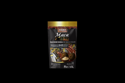 Maca Bite Black – Snack funcional com maca Black I Color Andina Foods