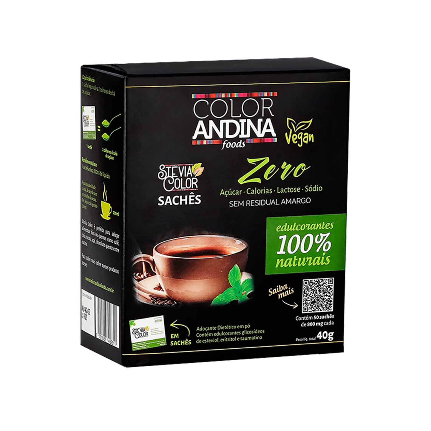 Combo adoçante stevia color andina