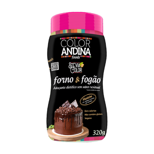 Adoçante Stévia Culinário | Color Andina | Forno E Fogão 320g