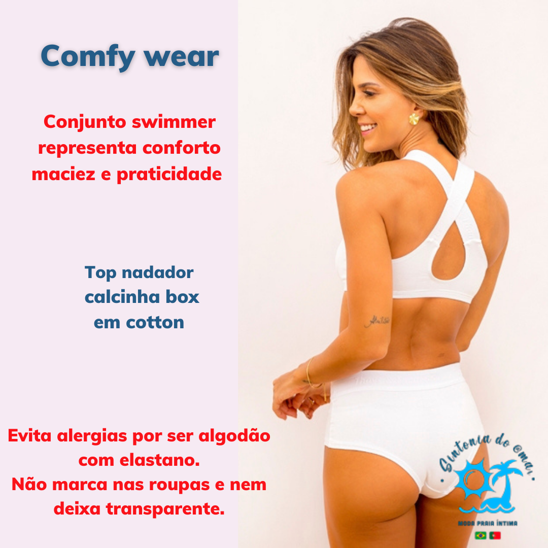 Conjunto lingerie brasileira Swimmer