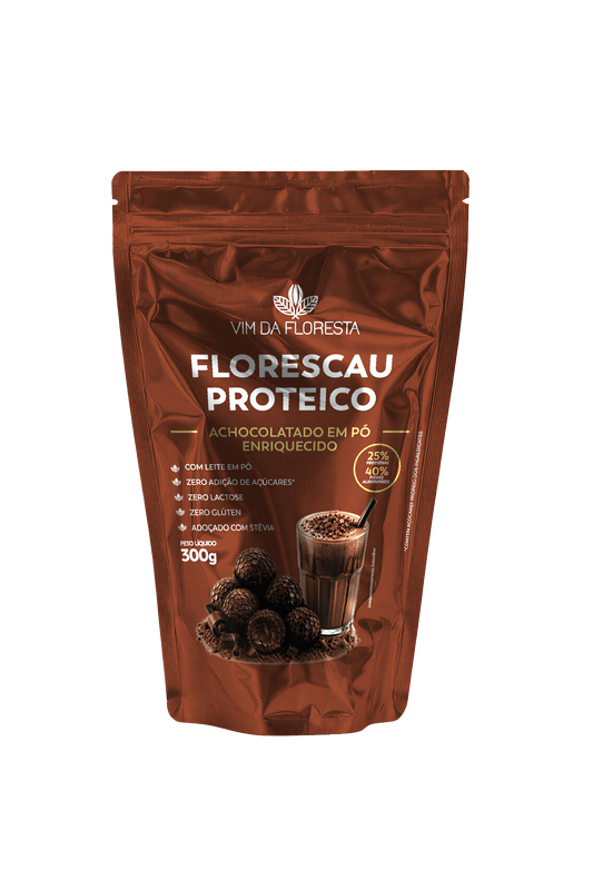 Achocolatado Proteico Florescau I Sem acucar I Sem Lactose I Sem Gluten