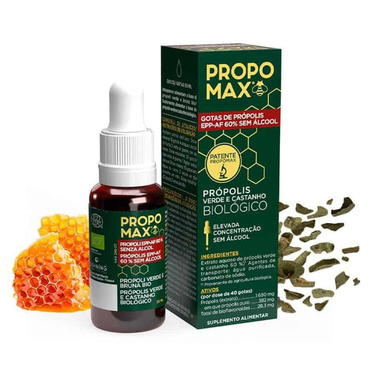 Própolis Verde & Castanho Biológico Propomax – 30 ml (Sem Álcool)