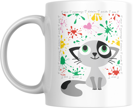 Caneca animais desejos ano novo