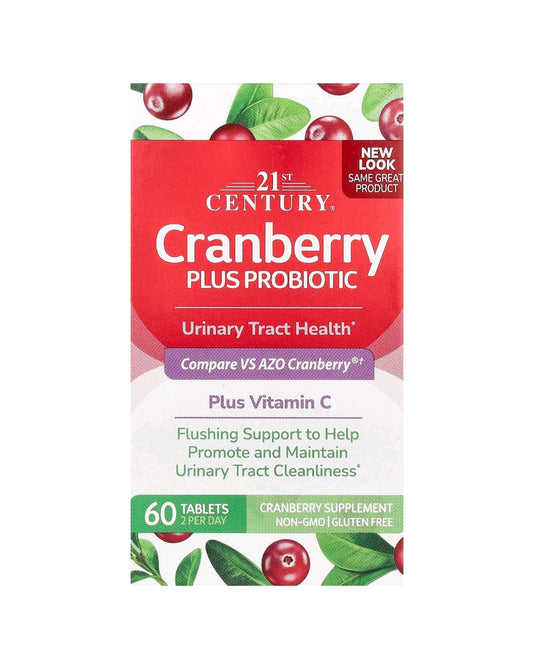 Fórmula Avançada Cranberry & Probiótico - 2 em 1 (60 Comprimidos)