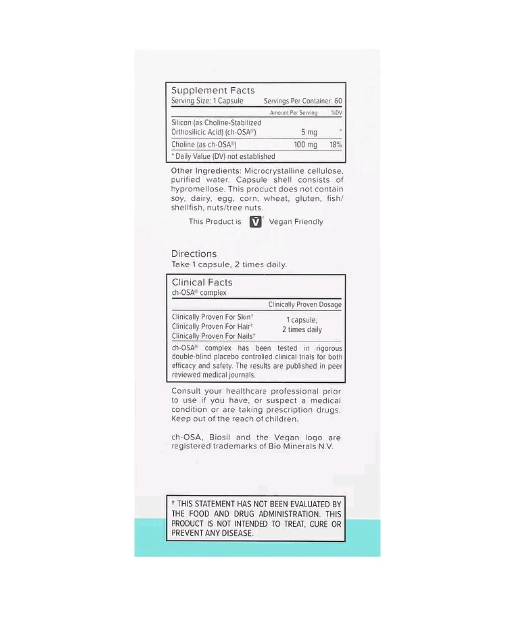 Silício + L-Carnitina em Pó I Pack - Suporte para Pele, Cabelo, Unhas, Ossos e Energia