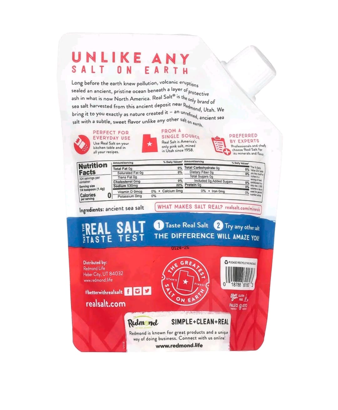 Sal Marinho Mineral Kosher Antigo – 100% Natural, Não Refinado e Rico em Minerais (454 g)