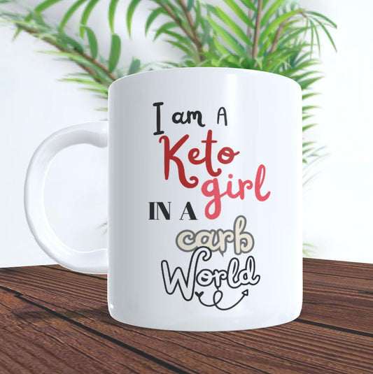 Caneca Keto Girl