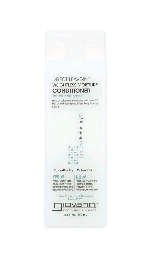 Direct Leave-In, Condicionador Leve e Hidratante, Para Todos os Tipos de Cabelo, 250 ml