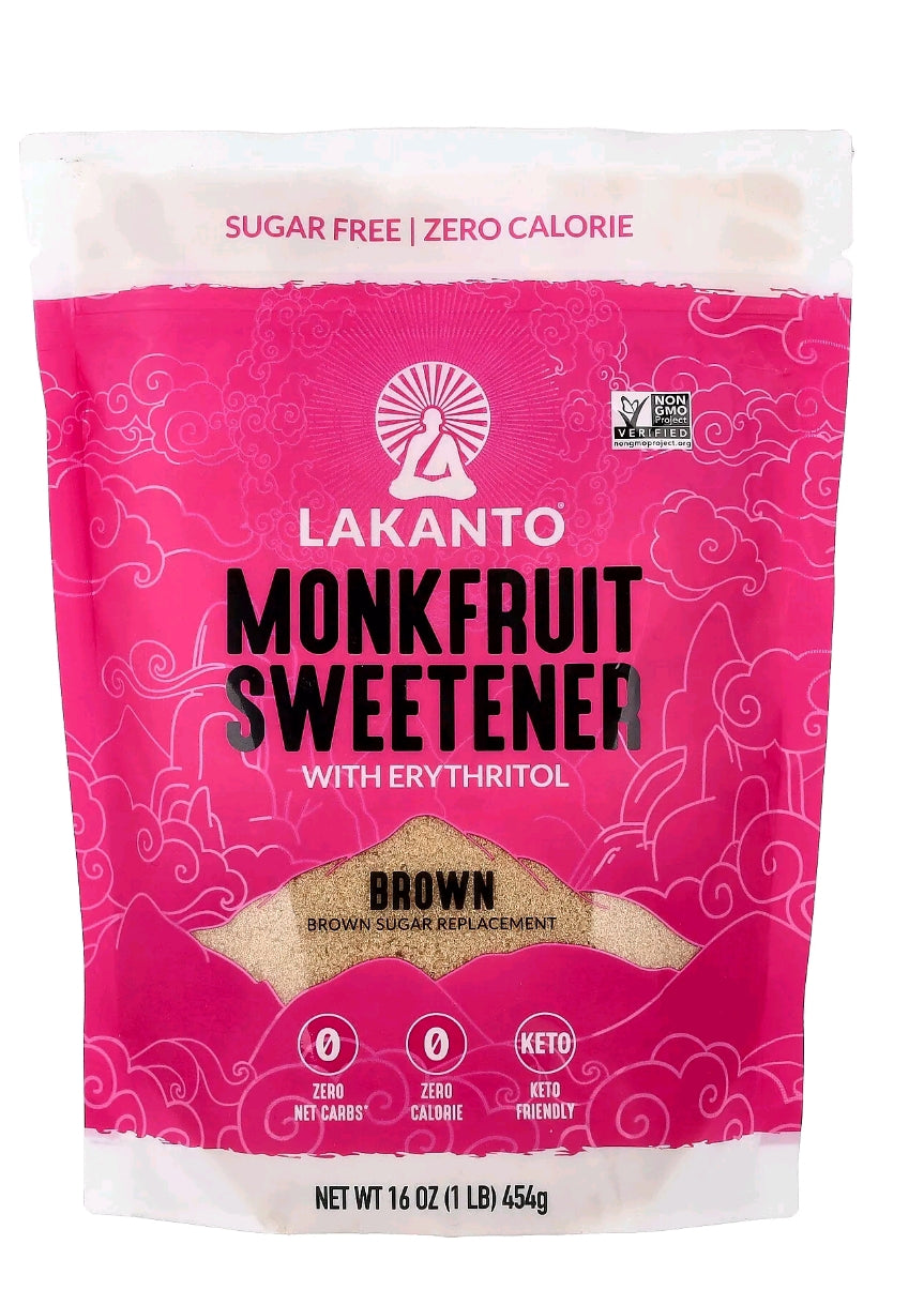 Adoçante  Natural Mascavado com Monk Fruit e Eritritol – 454g