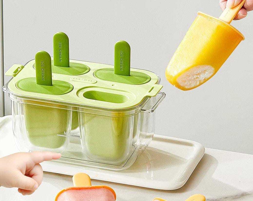 Forma para Paleta Mexicana Recheada – 4 Picolés com Dupla Camada