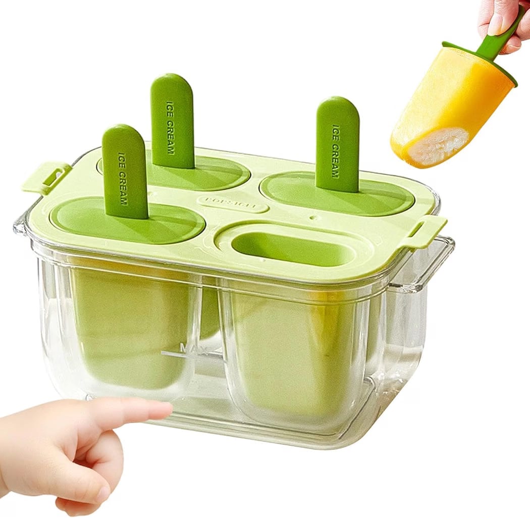 Forma para Paleta Mexicana Recheada – 4 Picolés com Dupla Camada