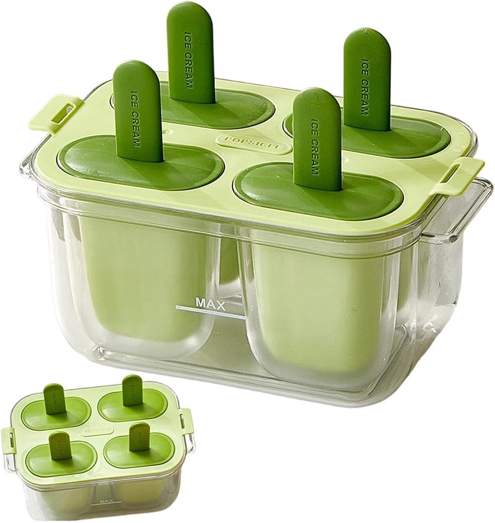 Forma para Paleta Mexicana Recheada – 4 Picolés com Dupla Camada