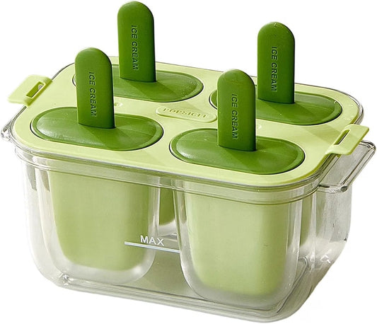 Forma para Paleta Mexicana Recheada – 4 Picolés com Dupla Camada