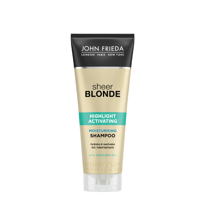 John Frieda champô hidratante para cabelo loiro e grisalho 250 ml