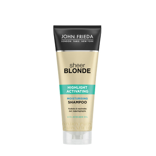 John Frieda champô hidratante para cabelo loiro e grisalho 250 ml