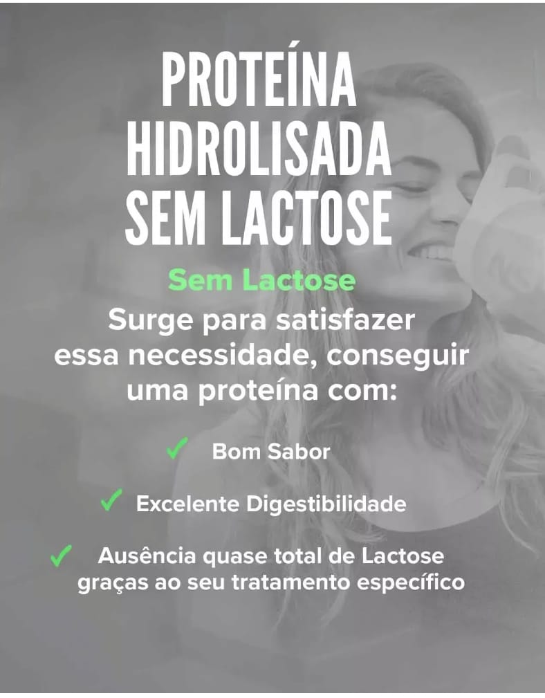 100% PROTEÍNA DE SORO HIDROLISADO ISOLADO